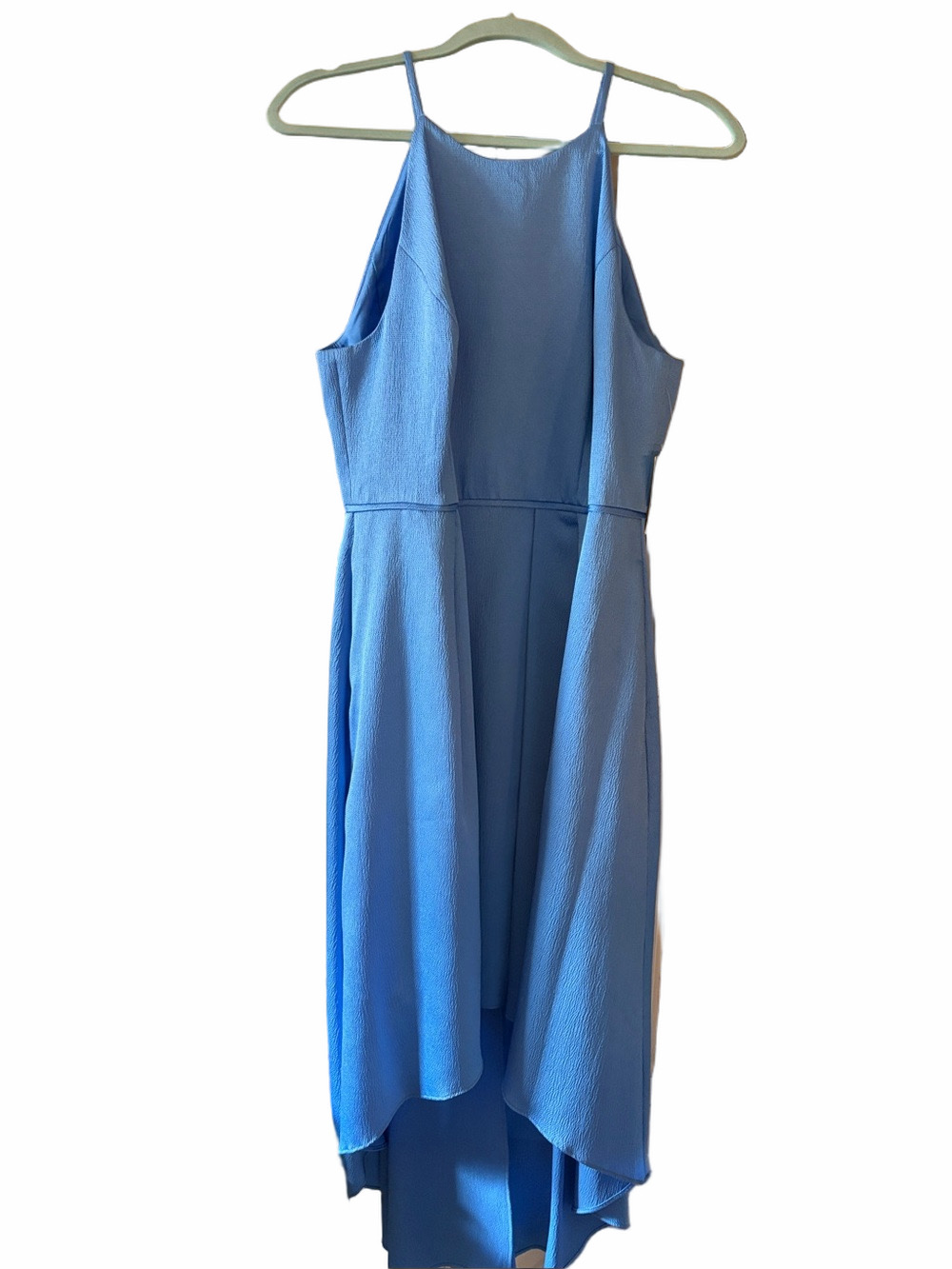 NWT Cornflower blue high low Size 12 formal , prom dress by Aidan.